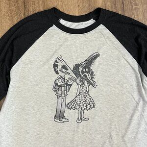 Vintage Art Run BeetleJuice Raglan T-Shirt Size M